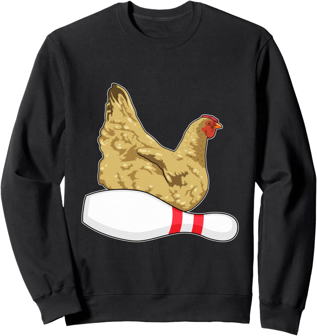 Huhn Bowling Bowling-Pin Sport Sweatshirt