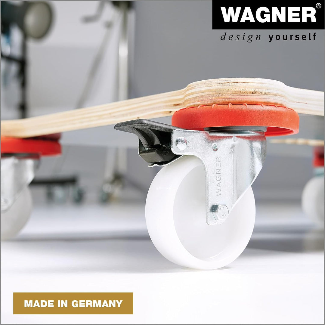 WAGNER Transportroller Transporthilfe I Schichtholz mit Grip 60 x 40 x 12,5 cm, Tragkraft 200 kg I U