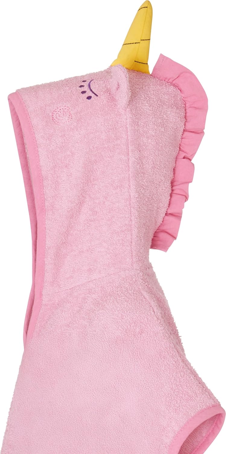 Playshoes Unisex Kinder Frottee-Poncho Bademantel Handtuch S (bis ca. 4 Jahre) Einhorn, S (bis ca. 4