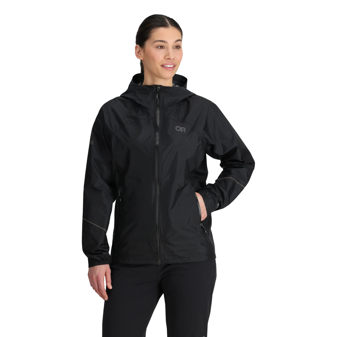 Outdoor Research Helium Regenjacke Damen rot Grösse XS Schwarz, XS Schwarz