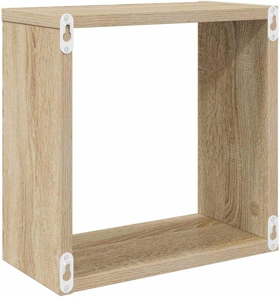 vidaXL 4X Würfelregal Wandregal Hängeregal Cube Lounge CD Regal Dekoregal Bücherregal Schweberegal W