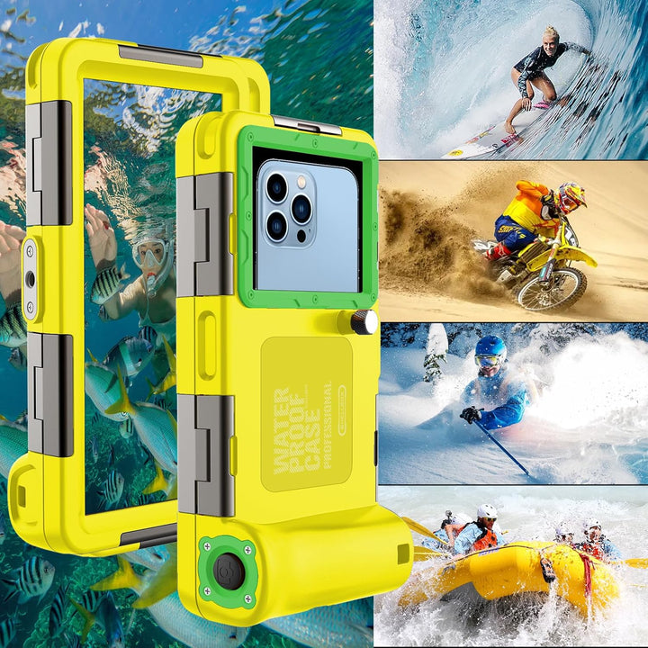 2025 wasserdichte Handyhülle, 15 m/50 Fuss Professionelle Unterwasser-Handyhülle für iPhone 16/15/14