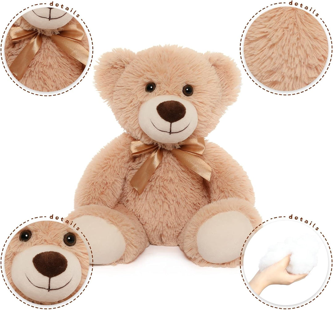 MorisMos 3 Packungen Teddybär Stofftiere Plüsch niedliches Plüschtier in 3 Teddybären 3 Stück kleine