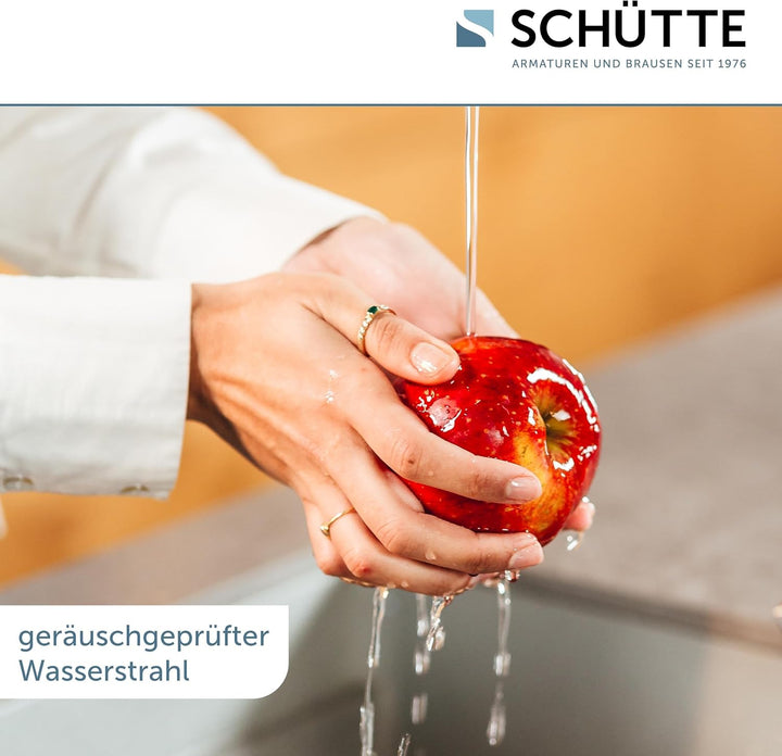 SCHÜTTE 99860 AQUASTAR PRO Trinkwasser-Spültischarmatur mit Filtersystem, 3 Wege Küchenarmatur, Küch