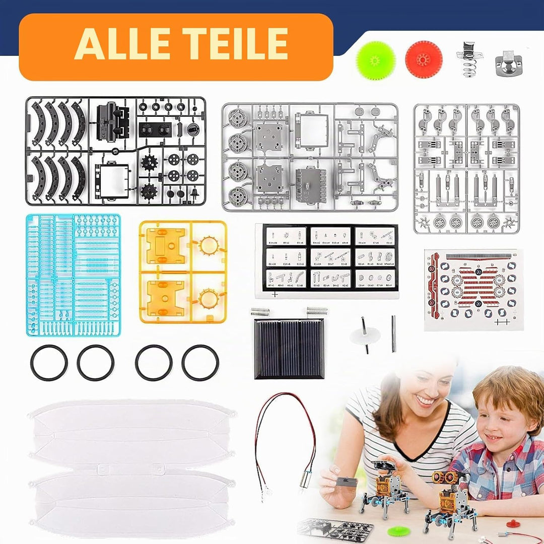 Solar Roboter Kit,29-in-1 DIY Bauspielzeug Angetrieben durch Solarenergie,Kinder Spielzeug,Konstrukt