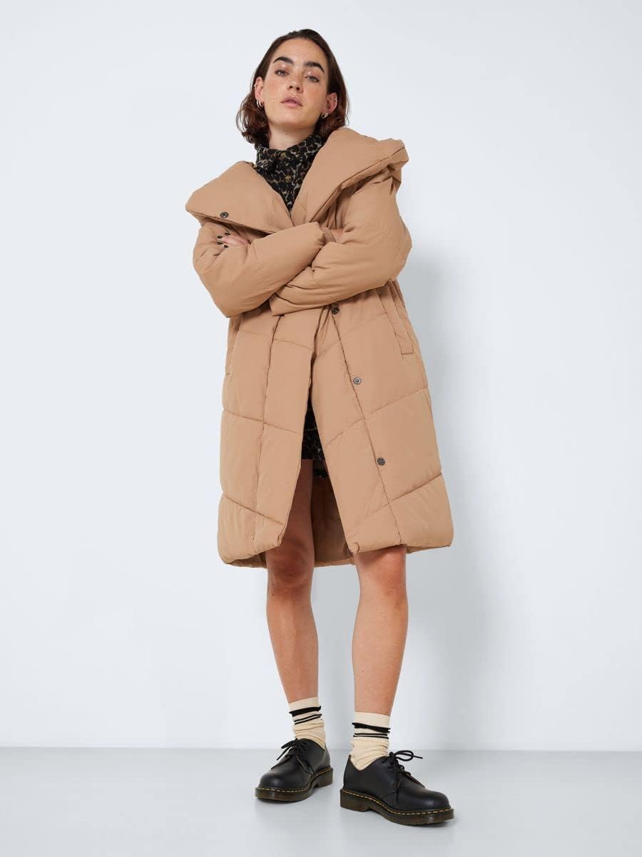 Noisy may Damen Nmtally L/S Long Jacket Bg Noos Jacke XS Tigers Eye/Detail:dtm Lining, XS Tigers Eye