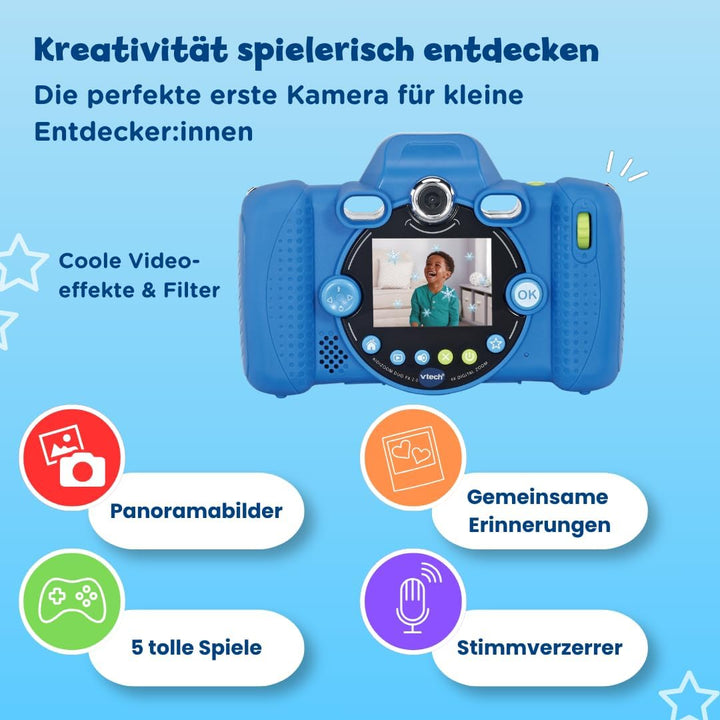 VTech KidiZoom Duo FX 2.0 - Digitalkamera für Kinder mit Dual-Kamera