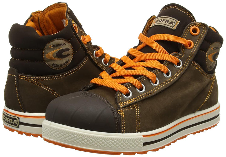 Cofra 35031-001.W36 CONFERENCE S3 SRC Sicherheitsstiefel, Braun/Orange, Grösse 36 36 EU, 36 EU