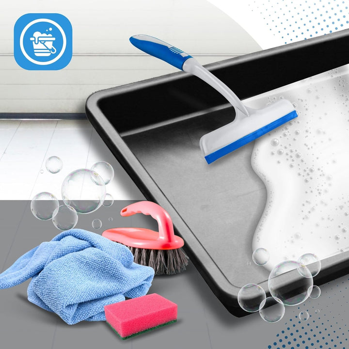 SW-Stahl 07377L Universal Auffangwanne XXL I 88 x 60 x 10cm grosse Kunststoffwanne I 42 Liter Fassun