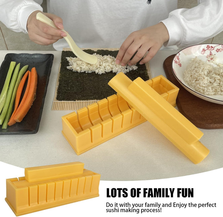 YUHE Sushi-Maker, Sushi-DIY-Form-Set – einfaches Sushi-Bastel-Set, Premium-Edition (runde Form), Run