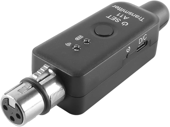 Ausi Drahtloses Mikrofonsystem Sender-Empfänger für dynamische Kondensatormikrofone Audiomischer Sou