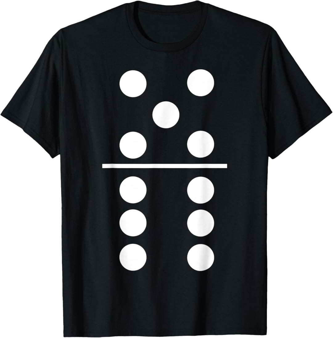 Dominosteine Spiel 5-6 Gruppe Kostüm Halloween T-Shirts T-Shirt