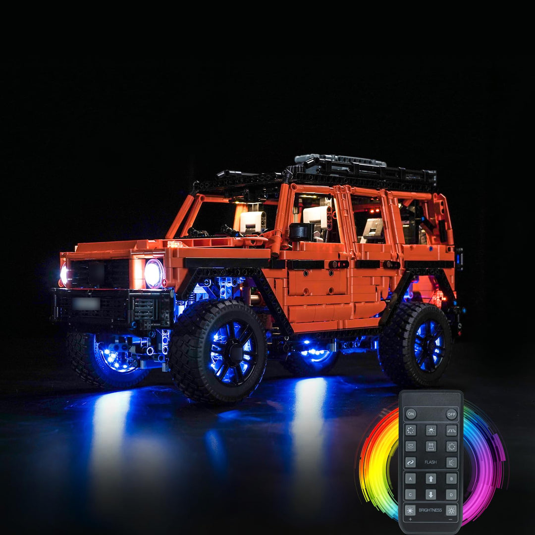 Licht Kompatibel mit Lego 42177 Mercedes-Benz G 500 Professional Line Fernbedienung Version, Nur Lic