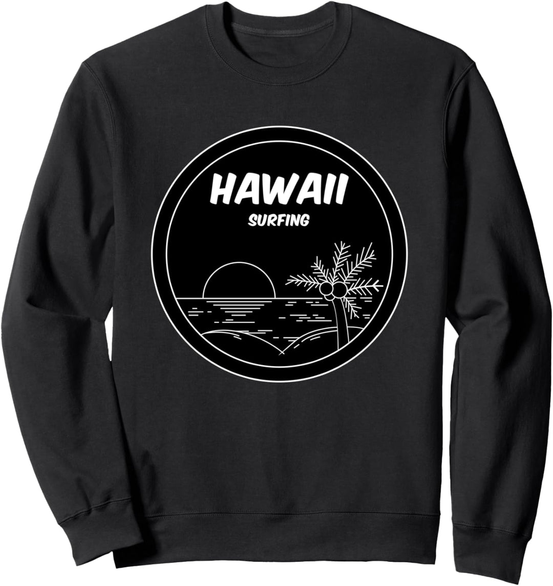 Hawaii Aloha Beach Surfer Surfing souvenir holiday vacation Sweatshirt