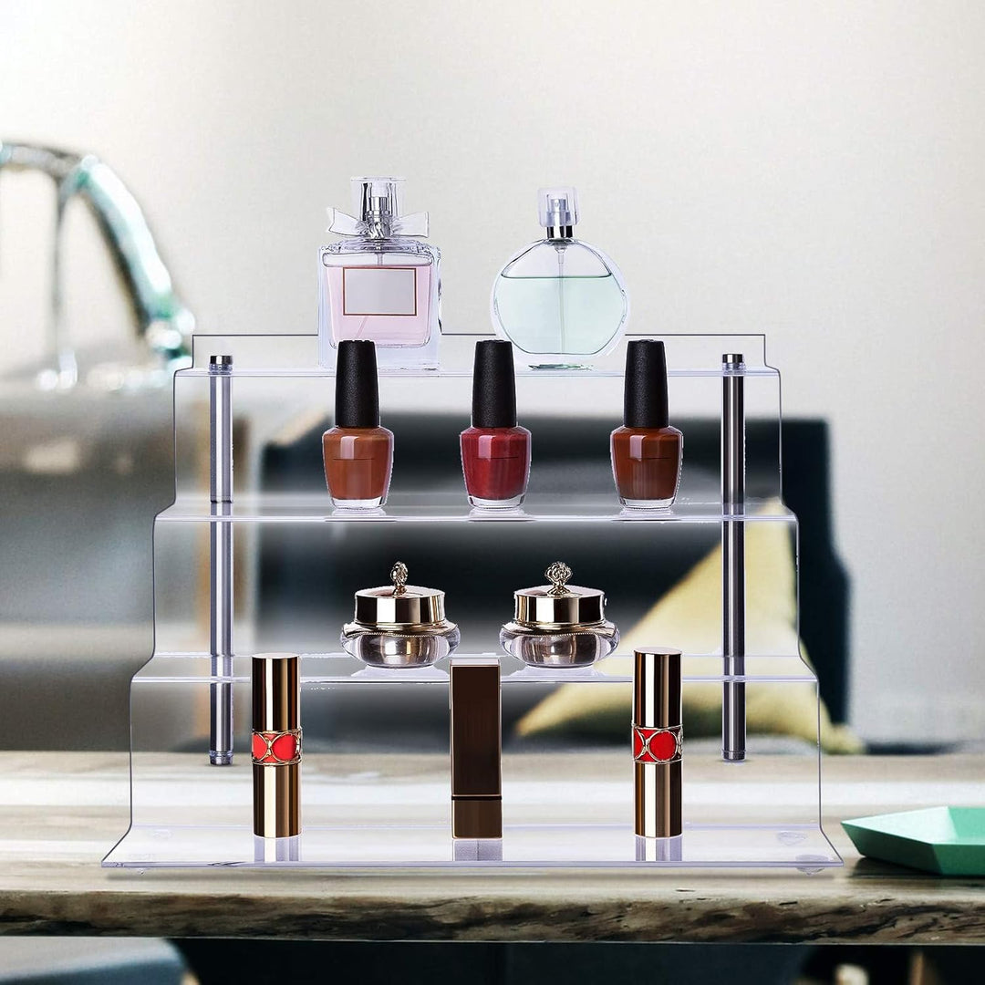 LileZbox Acryl-Display-Riser-Regal für Pops-Figuren, klarer grosser 4-Stufen-Display-Ständer zum Prä