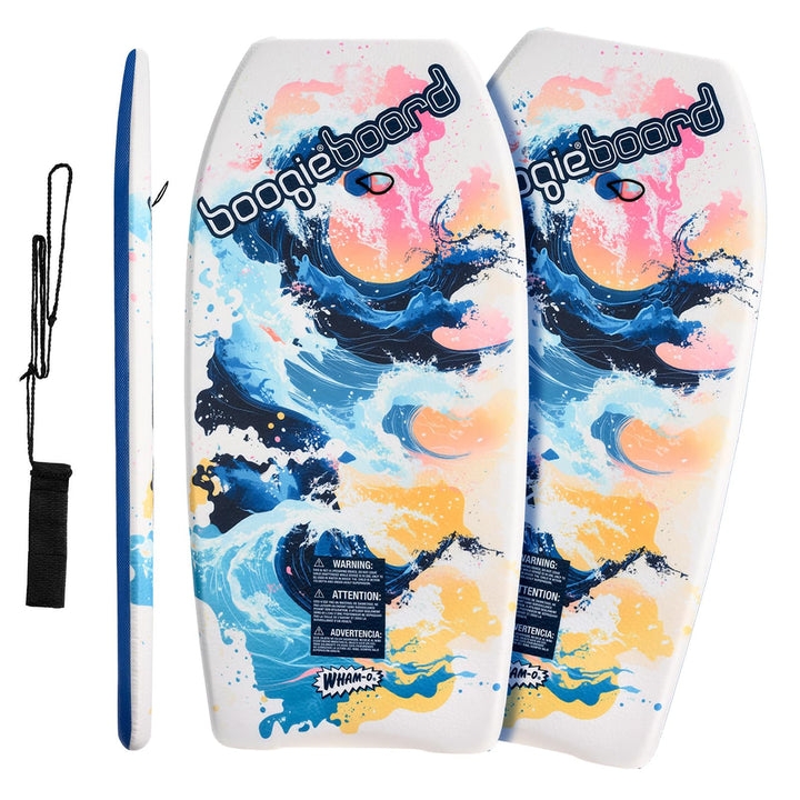 Wham-O Bodyboard 2er-Pack | Schwimmbrett für Strand & Schwimmbad | Leichtes Surfbrett Kinder | 94x46
