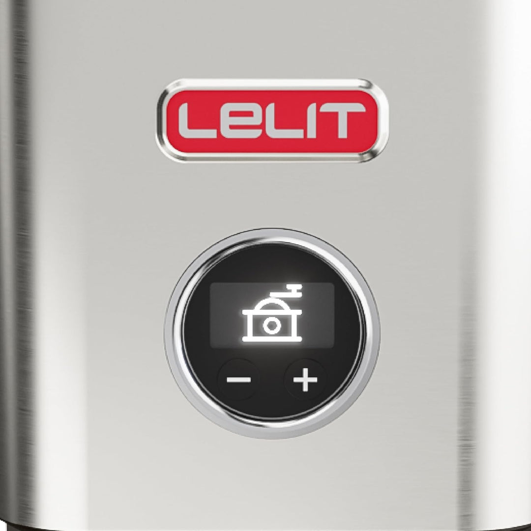 LELIT William PL72 Kaffeebohnenmühle mit flachem Mahlgrad - Mit LCC zur Regulierung der Mahldauer -