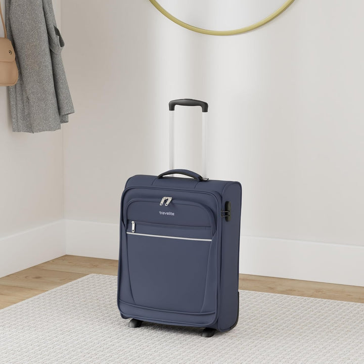 travelite 2 Rad Handgepäck Koffer mit Schloss erfüllt IATA Bordgepäck Mass, Gepäck Serie CABIN: Komp