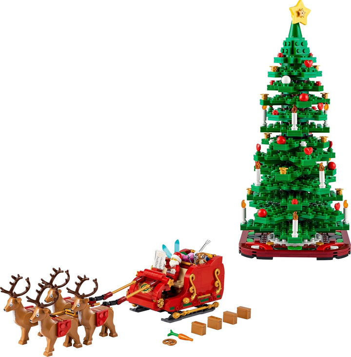 LEGO Feiertags-Bundle - Enthält Schlitten des Weihnachtsmanns (40499) & Weihnachtsbaum (40573) - Bau