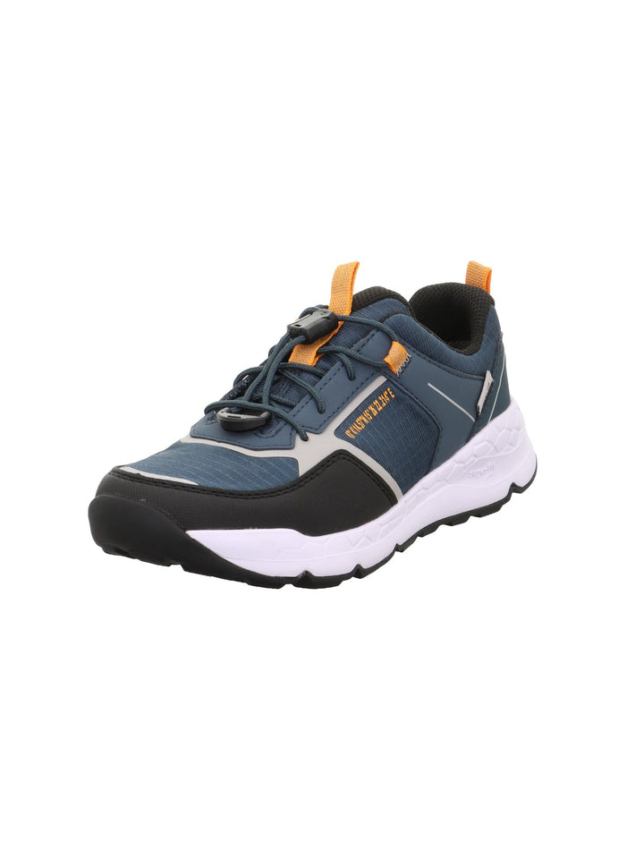 Superfit Jungen Free Ride Gore-tex Sneaker, 32 EU Blau Orange 8010