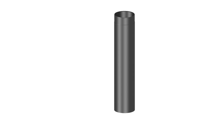 Ofenrohr / Kaminrohr / Rauchrohr, 750mm Länge und 130mm Durchmesser, schwarz 130 mm Innendurchmesser