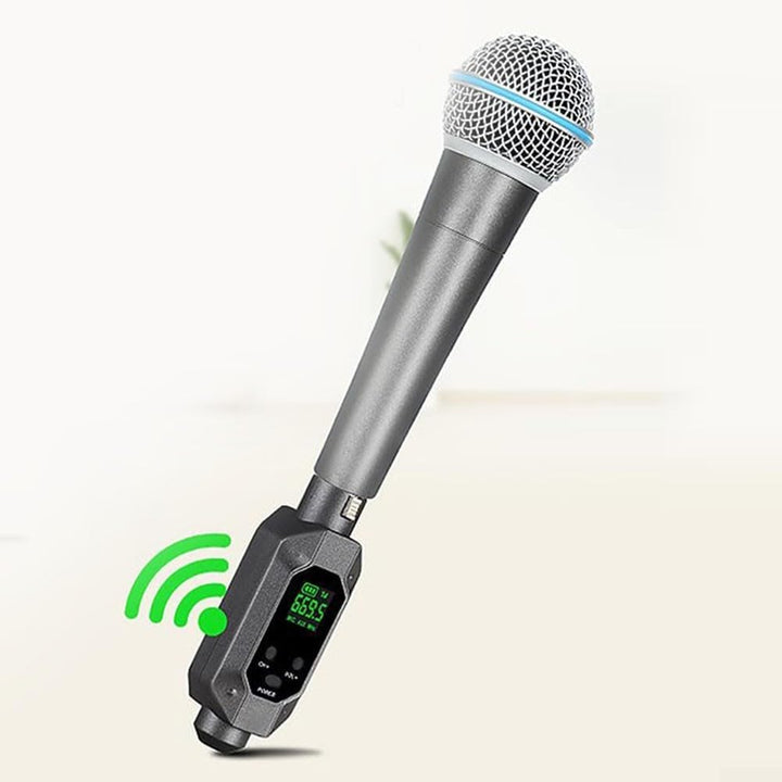 Kabelloses Mikrofon, Audio-Sender und Empfängersystem, XLR-Mikrofonadapter für dynamisches Mikrofon,