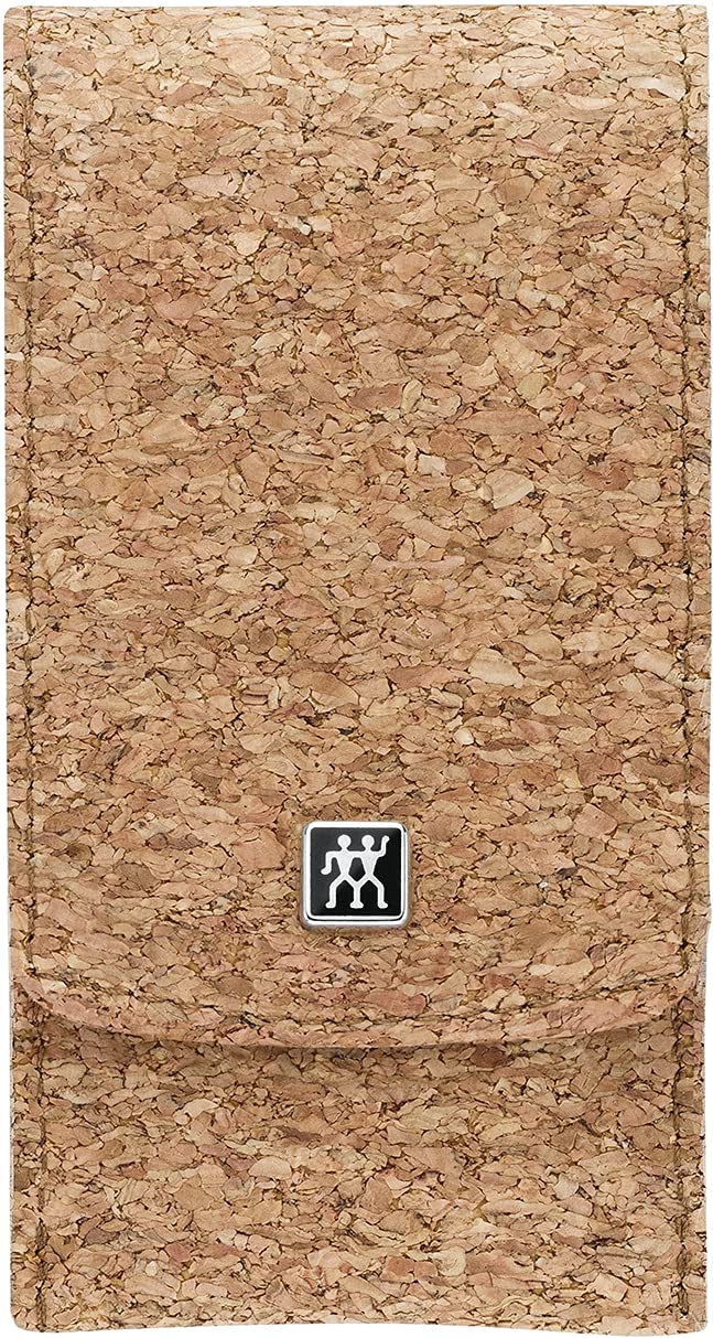 ZWILLING TWINOX Maniküre Pediküre Set 3-teilig in Reisegrösse, Geschenkset, Kork Edition, Beige 9 cm