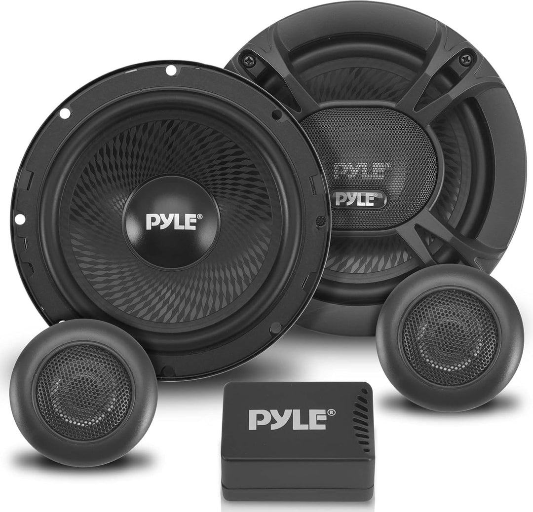 Pyle 2-Wege-Auto-Stereo-Lautsprechersystem – 360 W 16,5 cm (6,5 Zoll), universeller Pro-Audio-Auto-L