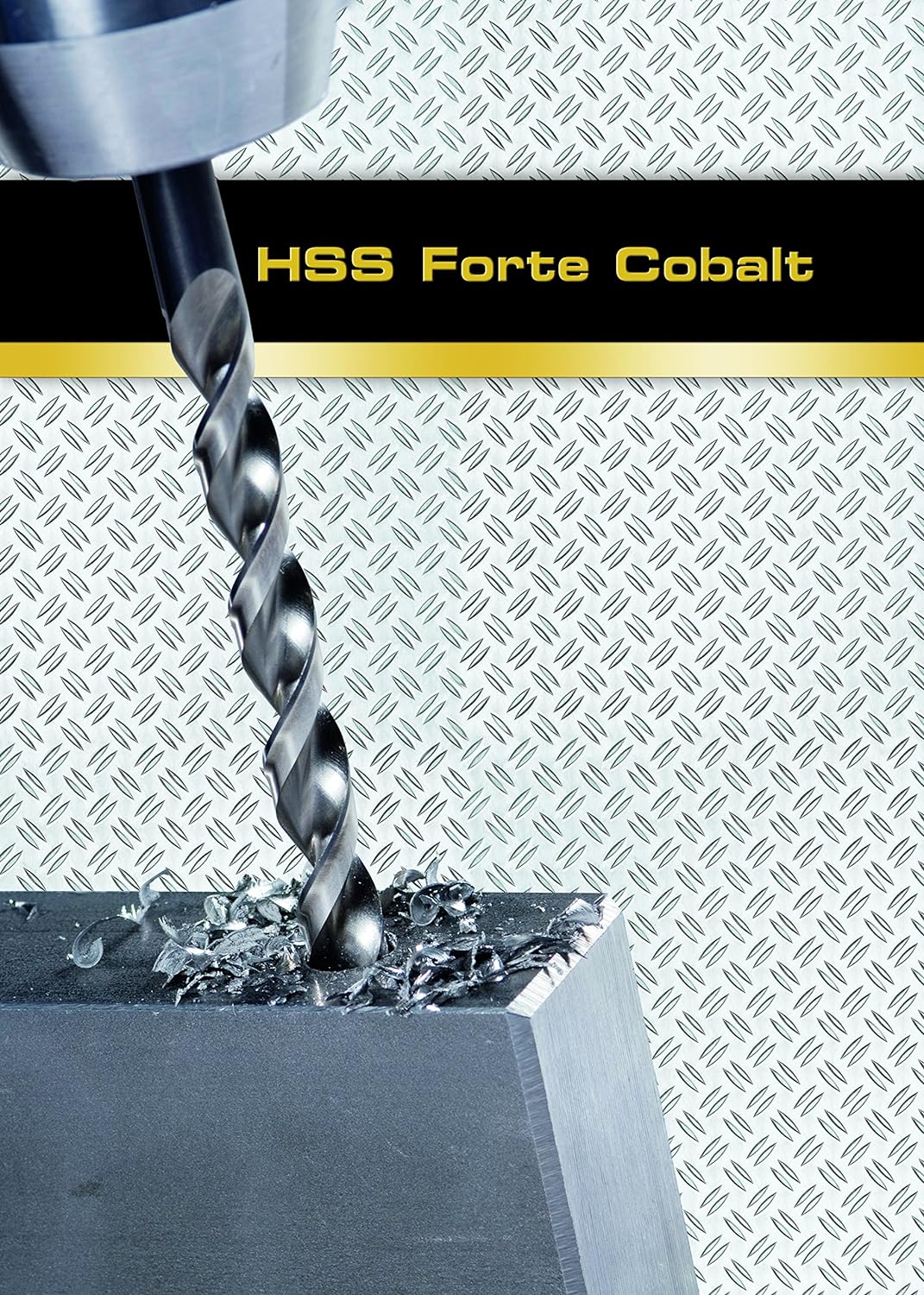 alpen Spiralbohrer HSS Cobalt, kurz, DIN 338 forte, Durchmesser 13 mm, L1 151 mm, L2 101 mm, 1830130