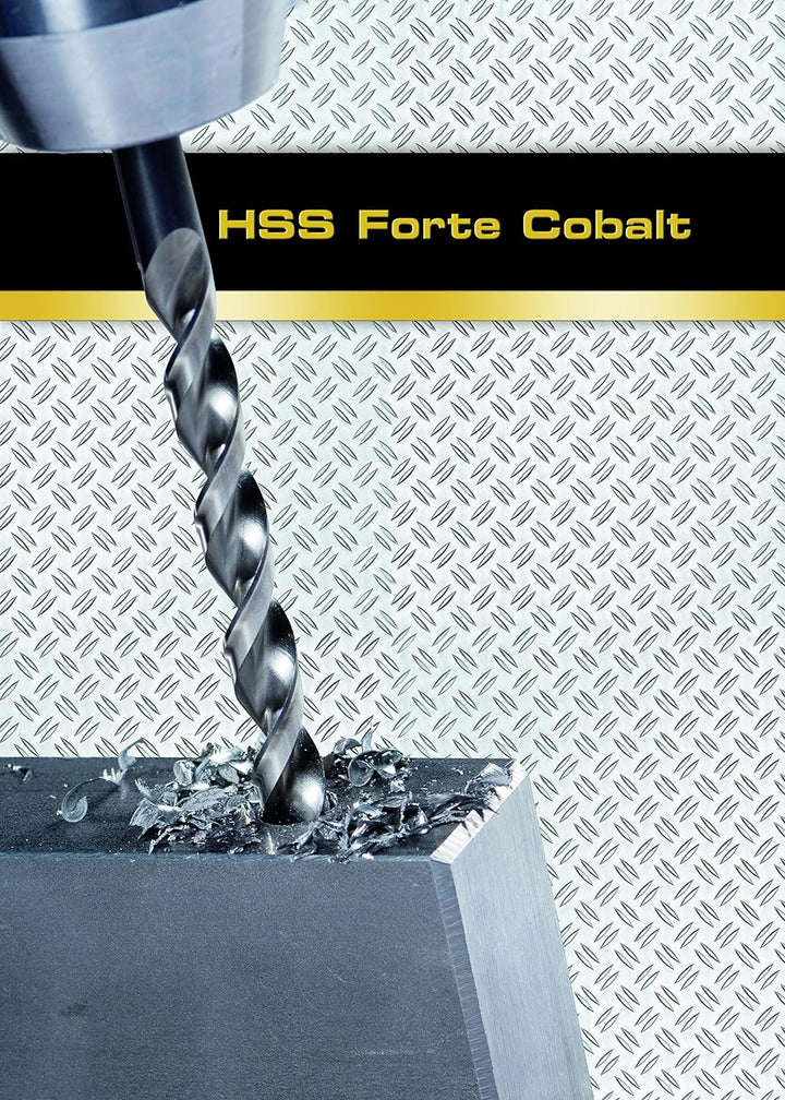 alpen Spiralbohrer HSS Cobalt, kurz, DIN 338 forte, Durchmesser 13 mm, L1 151 mm, L2 101 mm, 1830130