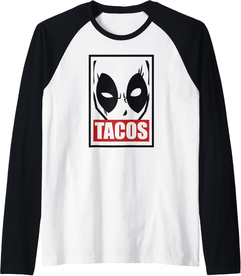 Marvel Deadpool Tacos Raglan