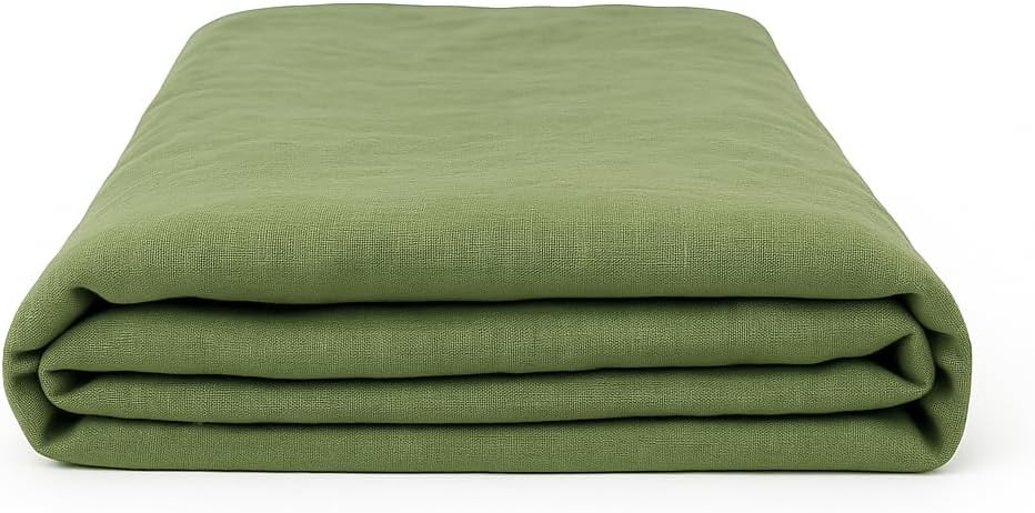 Ger3as Leinen Bettlaken ohne Gummi 100% Stonewashed Natürlich Leinen Laken Überwurf Leinen Gewaschen