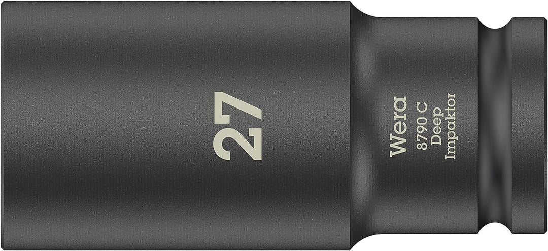 Wera 05004841001 8790 C Impaktor Deep Set 1, Steckschlüsseleinsatz Satz, 11-teilig Schwarz Single, S