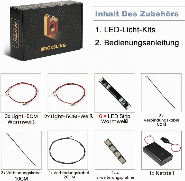 Led Licht Set Kompatibel mit Lego Knight Bus Adventure 76446 (Kein Modell), Dekorationsbeleuchtungss