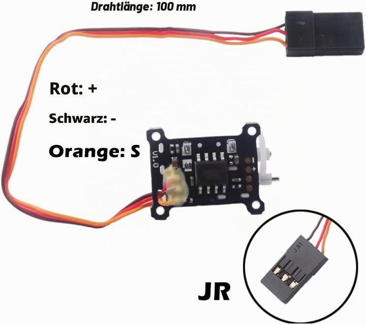 Wishiot 2 Stück winzige 1,5 g Servo Micro Linear Digital Servo Leichte Mini Grösse für Indoor Flugze