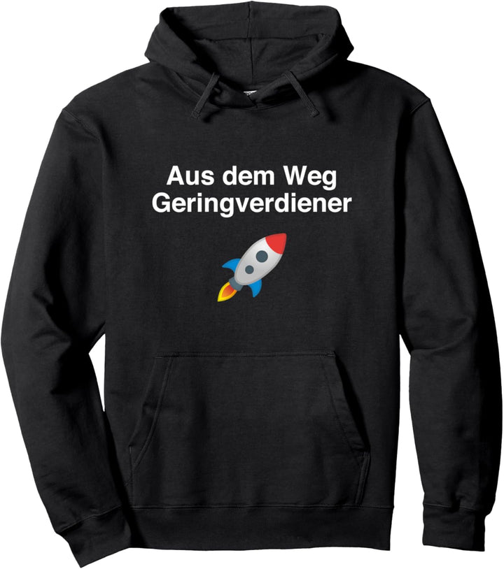 Aus dem Weg Geringverdiener STONKS ONLY GO UP Pullover Hoodie