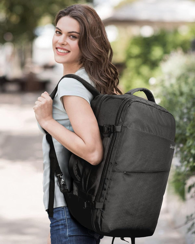 Inateck 40L Supergrosser Handgepäck Reiserucksack Laptop Rucksack für 15,6-17 Zoll Notebooks, Flug G