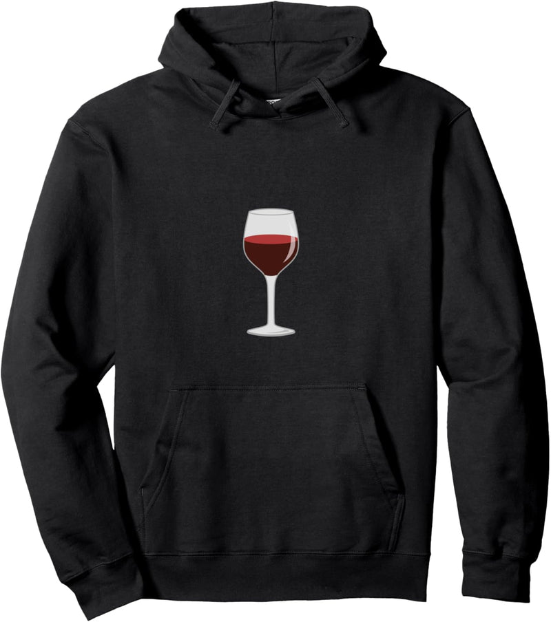 Glas Wein Pullover Hoodie