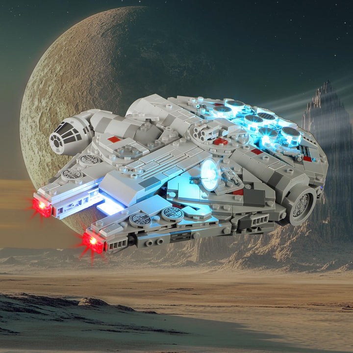 BRIKSMAX Led Licht für Lego Millennium Falcon 75375 - Compatible with Lego Star Wars Bausteinen Mode