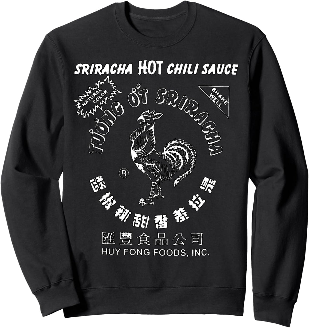 Funny Sriracha Hot Chili Rooster Sauce Lover Gift Sweatshirt