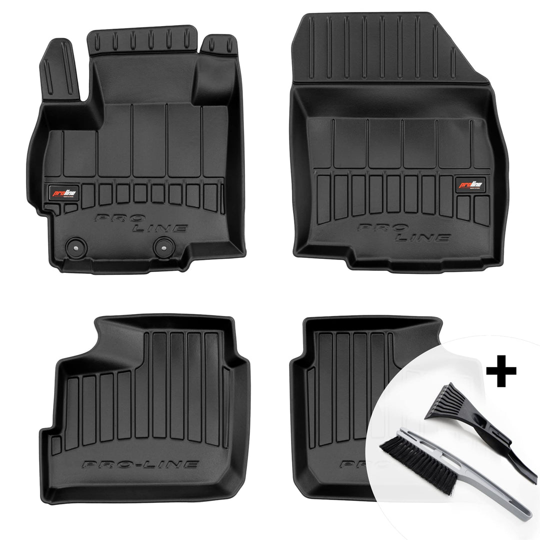 moto-MOLTICO 3D Gummimatten Auto Fussmatten Gummi Automatten 4-teilig Set - passend für Mitsubishi S