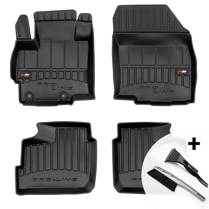 moto-MOLTICO 3D Gummimatten Auto Fussmatten Gummi Automatten 4-teilig Set - passend für Mitsubishi S