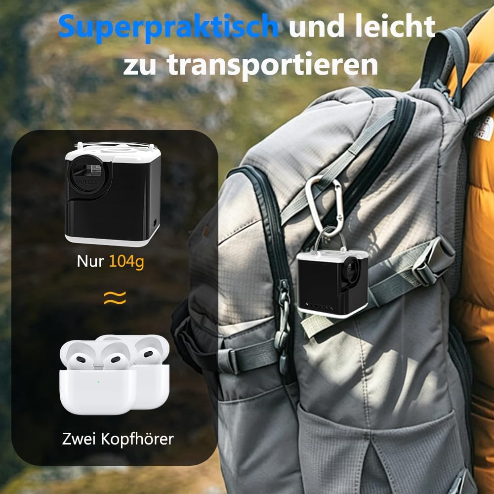Elektrische Luftpumpe, 3 in 1 Inflate und Deflate luftpumpe Elektrisch, 2400 mAh Mini-luftpumpe mit