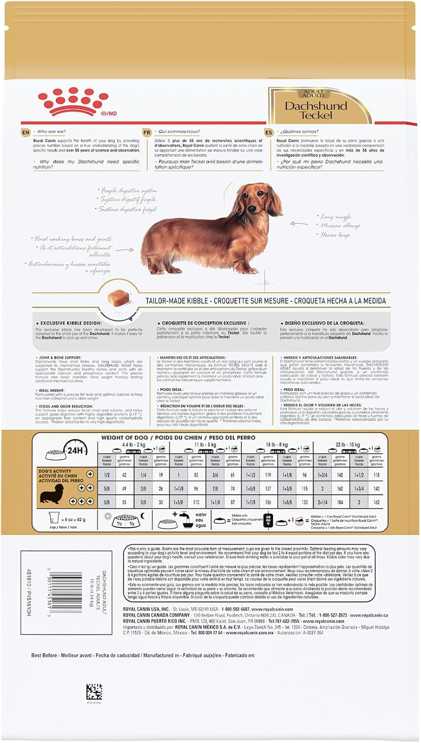 Royal Canin Dry Dog Food, Dachshund Formula, 10-Pound Bag by Royal Canin