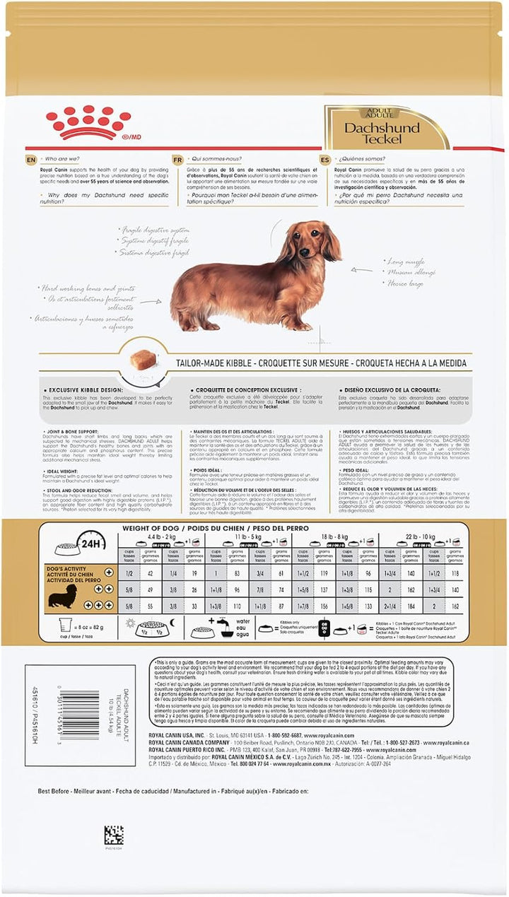 Royal Canin Dry Dog Food, Dachshund Formula, 10-Pound Bag by Royal Canin