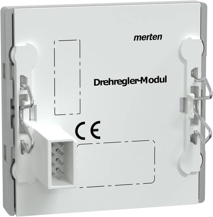 Schneider Electric Merten MEG5252-0460 Drehregler-Modul, Aluminium,Steuerung für dimmbare Lampen, Tr