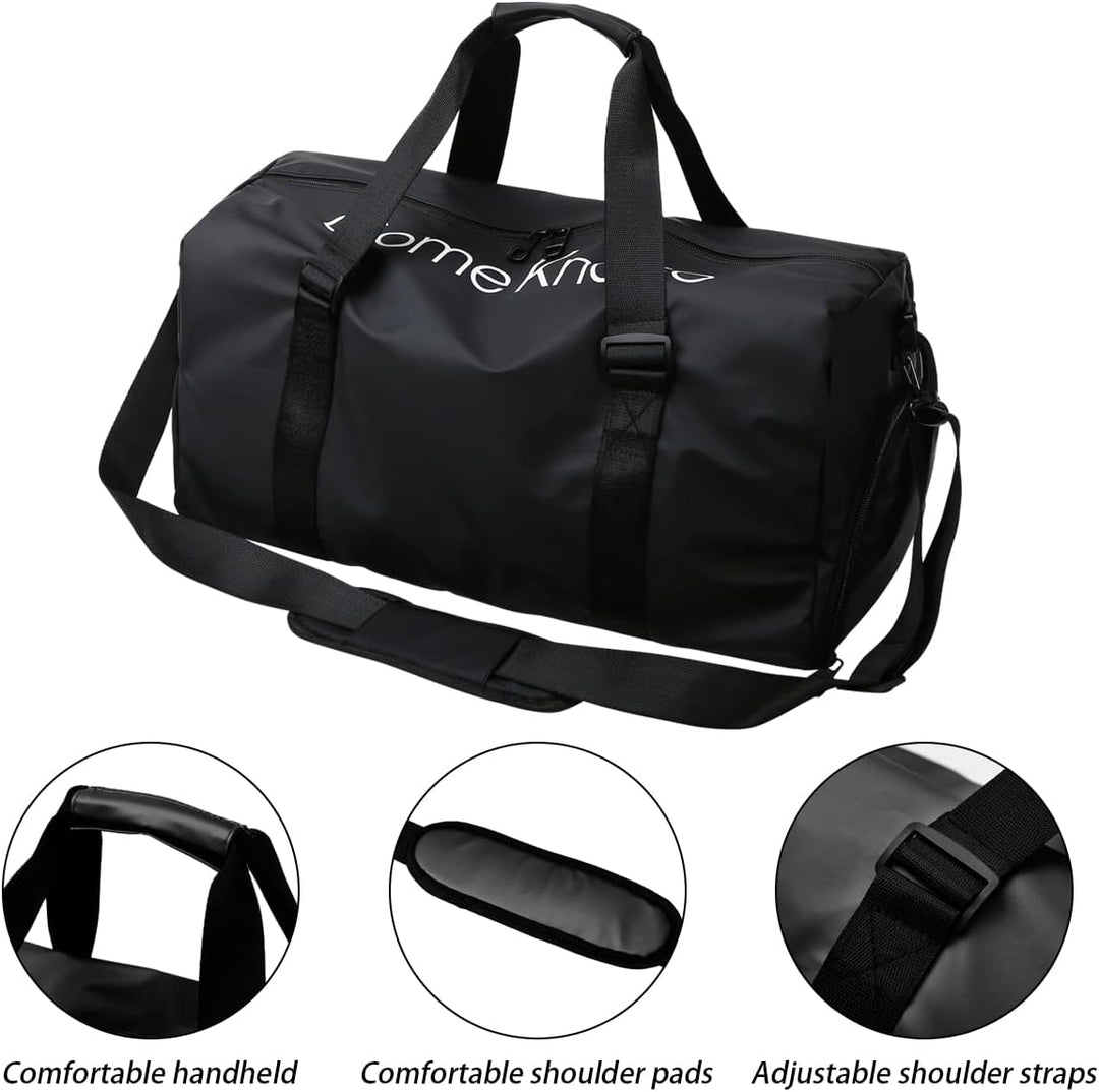 Sporttaschen Herren, Sporttasche Damen, mit Schuhfach und Nassfach, Reisetasche und Handtaschen, Tra
