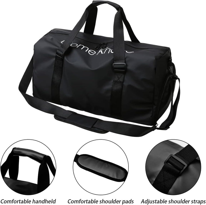 Sporttaschen Herren, Sporttasche Damen, mit Schuhfach und Nassfach, Reisetasche und Handtaschen, Tra