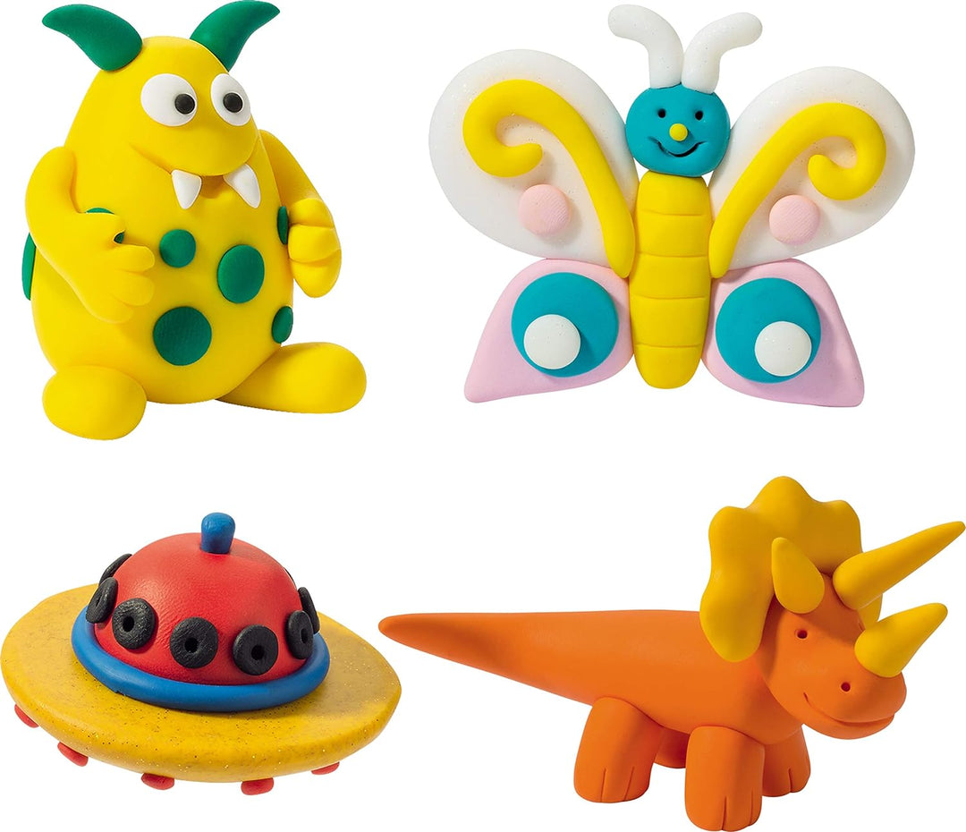 Staedtler FIMO Profi Bastelset mit 12er Materialpackung, Cutter, Werkzeuge, Glanzlack und Schleifsch