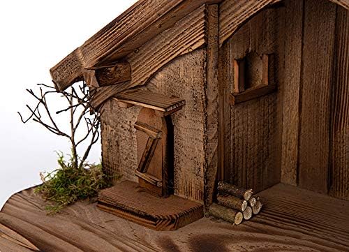 Holz und Gartentrends Weihnachtskrippe Krippe Krippenstall Weihnachten Weihnachtskrippen Tischkrippe